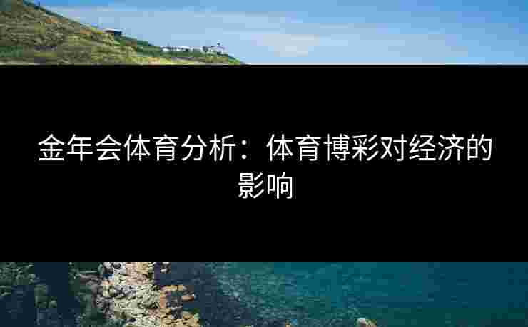 金年会体育分析：体育博彩对经济的影响